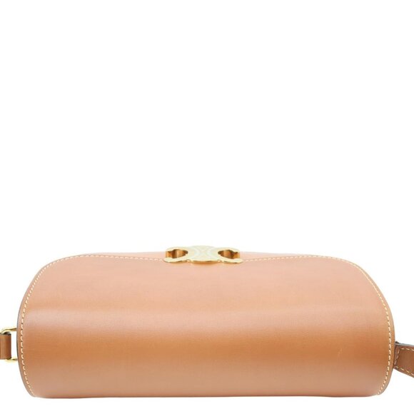 Celine  Triomphe Leather Shoulder Bag Brown - Picture 5 of 14